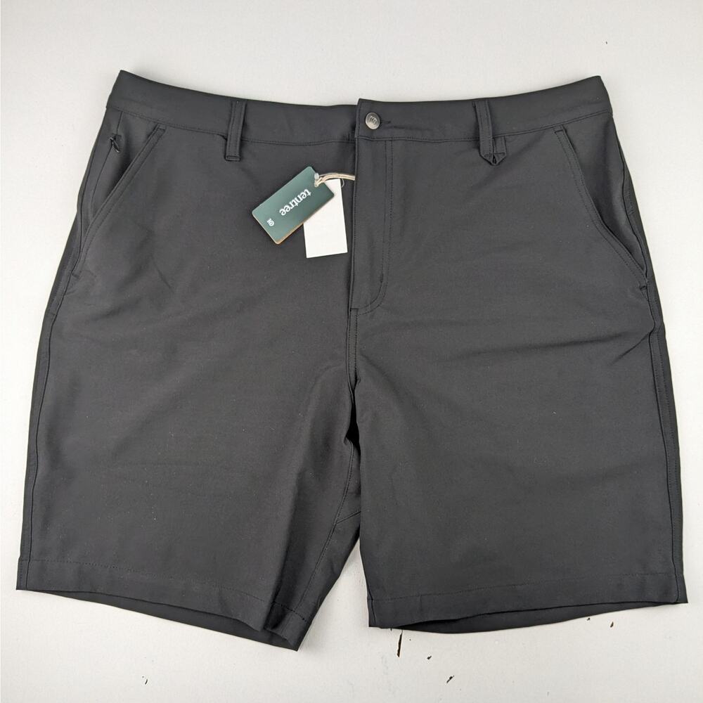 TenTree Men's Black In Motion Latitude Shorts - 38W